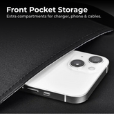 Slim Waterproof Laptop Sleeve with Pockets — 11–13"